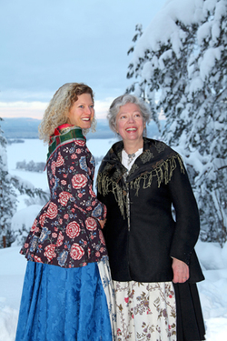 <br> Kvinnebunad fra Ringerike